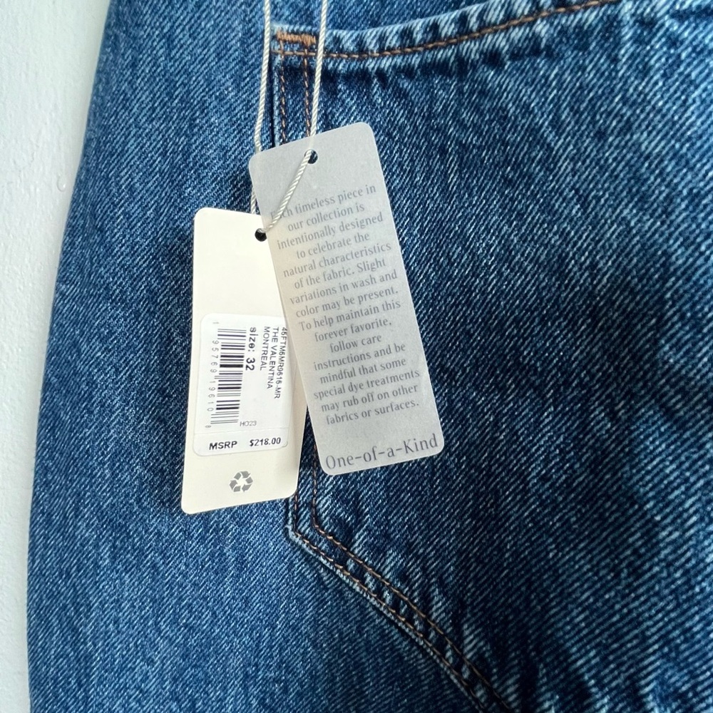Favorite NWT Daughter The Jordie Super High Rise Wide Leg Jean in Madrid Size 33 - Picture 7 of 15